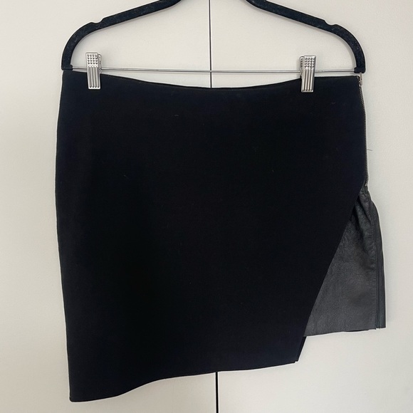 Helmut Lang Asymmetrical Mini Skirt - Picture 2 of 9